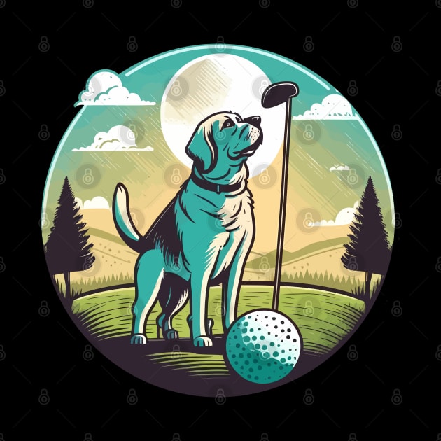 Golfer dog by FunnyZone