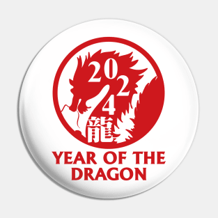 Year of the Dragon 2024 Chinese Zodiac Lunar New Year Pin