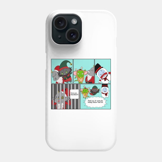 Fun Christmas Comic Finale Phone Case by garciajey