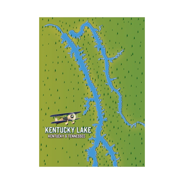 Kentucky Lake map by nickemporium1