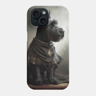 Stalwart Scottish Terrier - Medieval Chieftain Phone Case