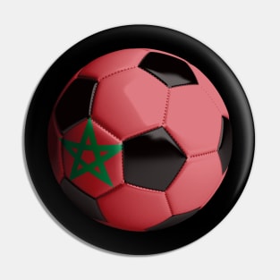 Morocco Soccer Ball Pin