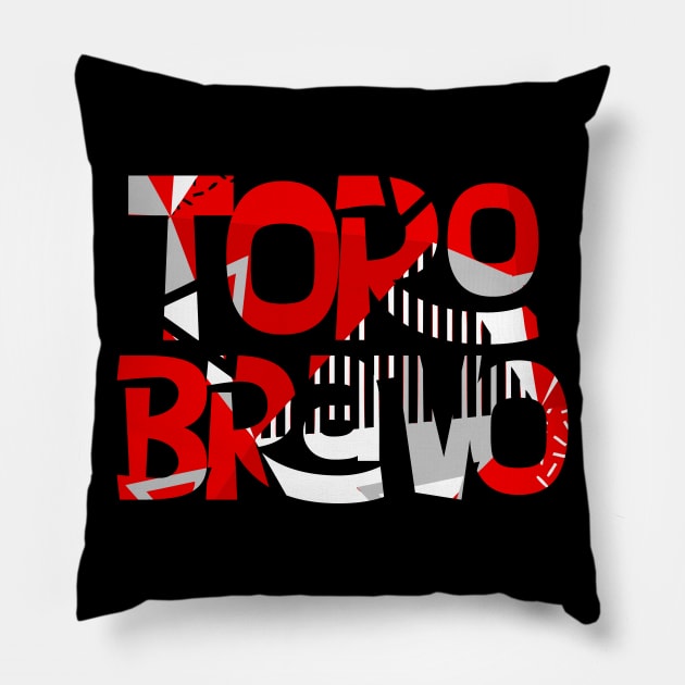 Toro Bravo Pillow by funandgames