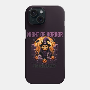 Night of horror, halloween, bricklayers Phone Case