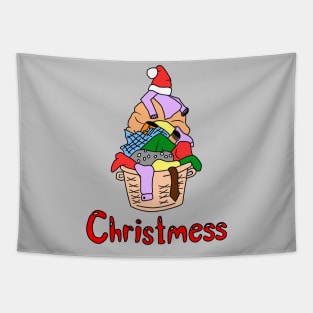 Christmas mess Tapestry