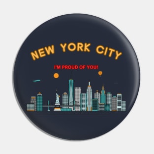 New york city i'm proud of you Pin