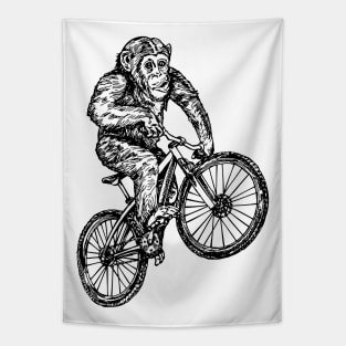 SEEMBO Chimpanzee Cycling Bicycle Bicycling Biking Riding Bike Tapestry