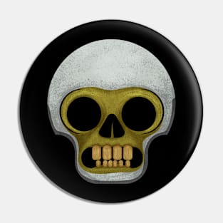 Grey Skull Pin