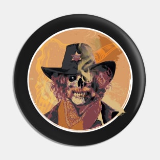 Undead Sheriff Pin