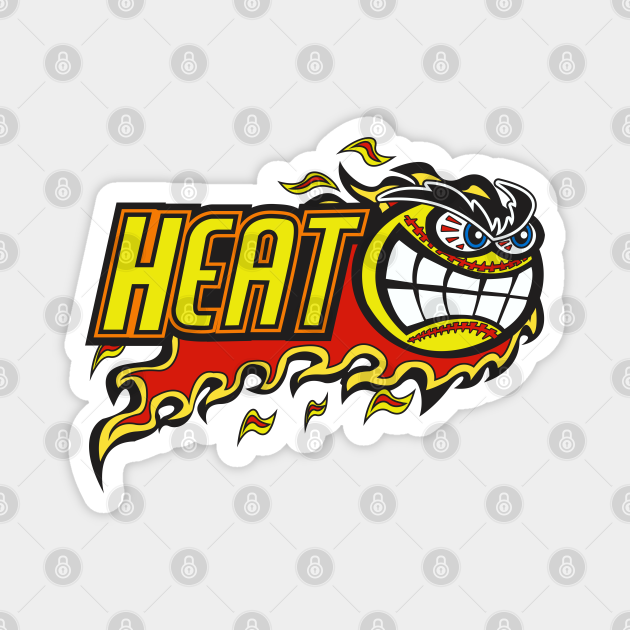 Heat Softball Logo Heat Softball TeePublic