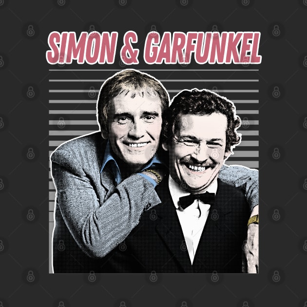 Simon & Garfunkel / Retro Aesthetic Meme British Humour Parody Design by DankFutura