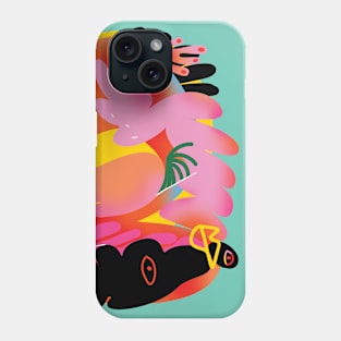 Summer - Figure Hot Holidays Cool Tropical Summertime illustration Phone Case