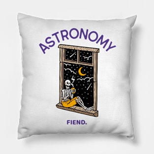 Astronomy Fiend. Pillow