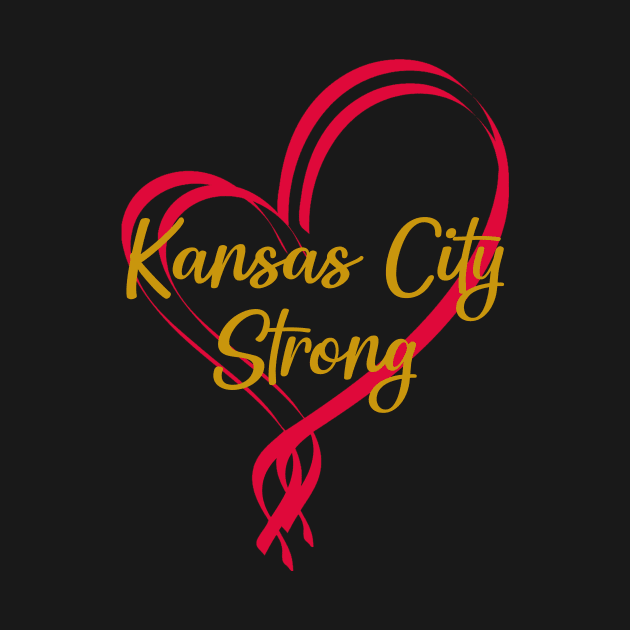 Kansas City Strong Heart Love by Zimmermanr Liame