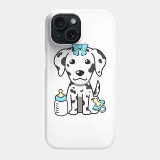 Cute dalmatian is a baby Phone Case