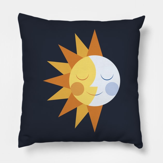 Sun & Moon Pillow by AnaMartins