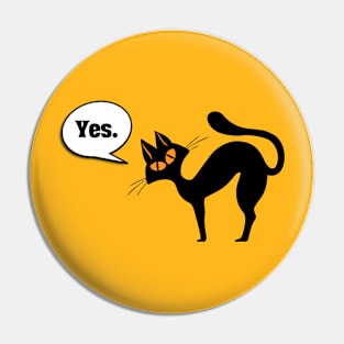 Cat Yes Pin