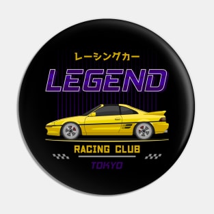 Tuner Yellow MK2 MR 2 JDM Pin