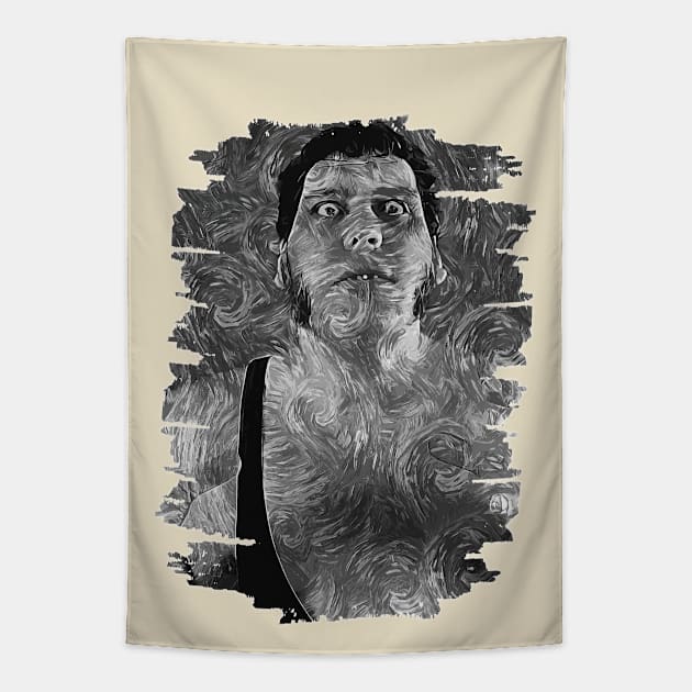 Andre The Giant \\ Brush Art Tapestry by Nana On Here