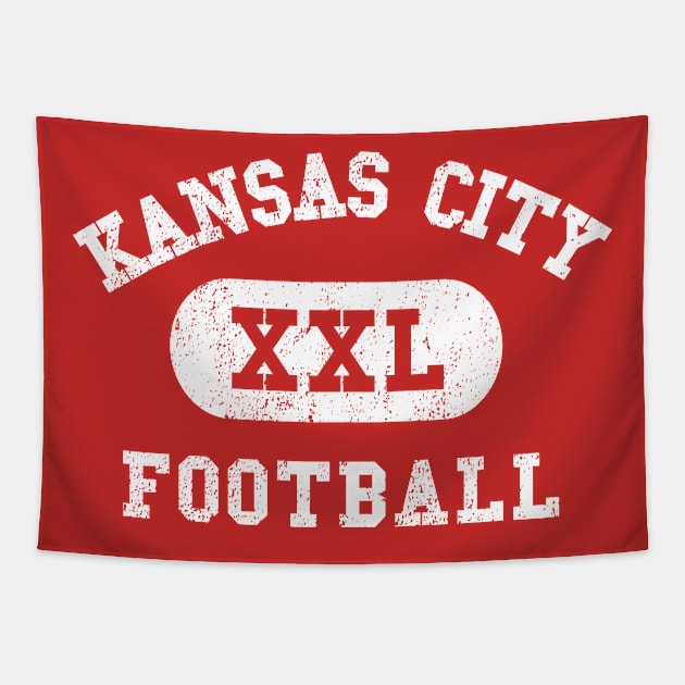 Kansas City Football III Tapestry by sportlocalshirts