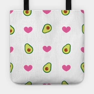 Cute hand drawn avocados Tote