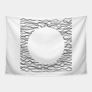 sun geometric waves design Tapestry