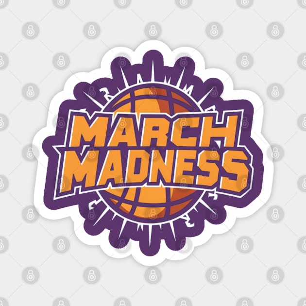 march madness tournement Magnet by CreationArt8