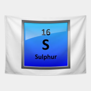 Sulphur Periodic Table Element Symbol Tapestry