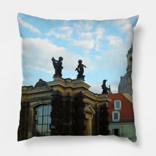 Dresden Germany sightseeing trip photography from city scape Europe trip Pillow