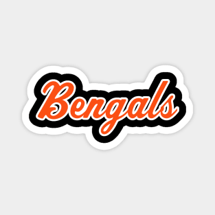 Bengals Script Magnet