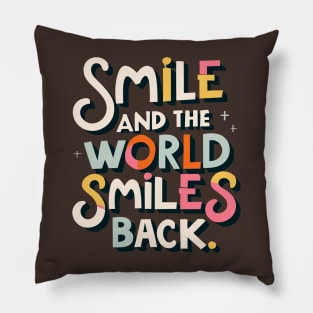 the world smiles back Pillow