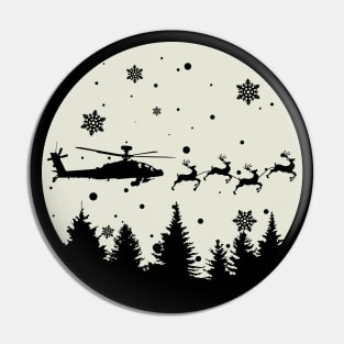 Gun Pilot - AH-64 Apache Reindeer Pin