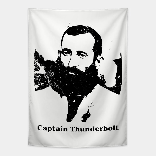 Captain Thunderbolt (distressed) Tapestry by Australian_Bushranging