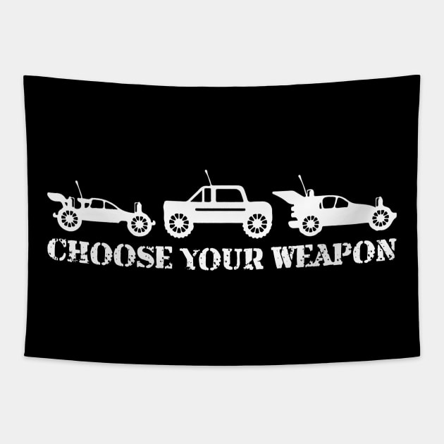 RC models Weapon Tapestry by zellaarts