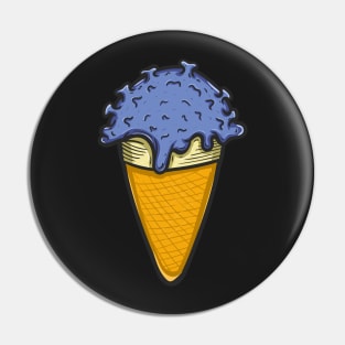 Ice cream virus Pin