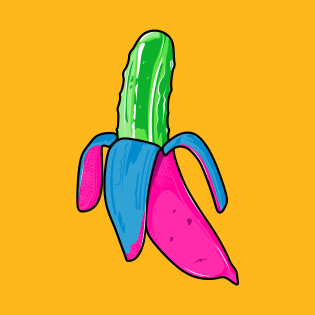 Popart Banana Pickle by FreckleFaceDoodles