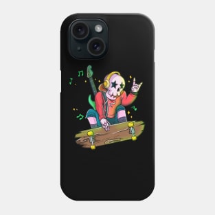 Skateboarding Skull Phone Case