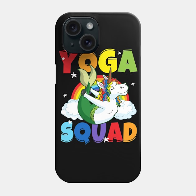 Mermaid Unicorn Yoga Phone Case by E