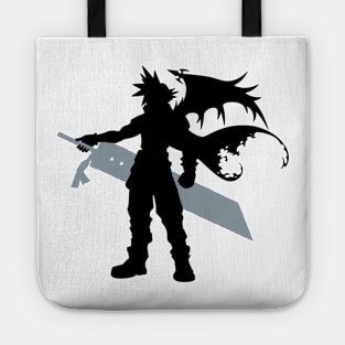 Cloud Wings Giant Sword Silhouette Tote