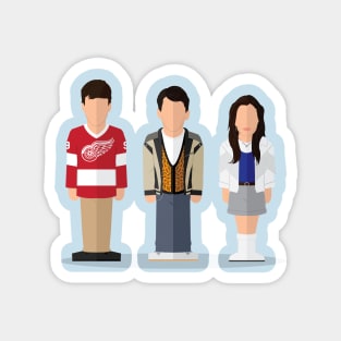 Ferris Buellers Day Off Minimalist Magnet