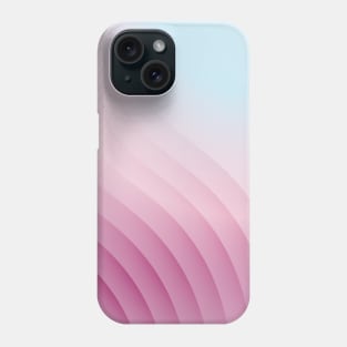 Modern pink gradient pattern Phone Case