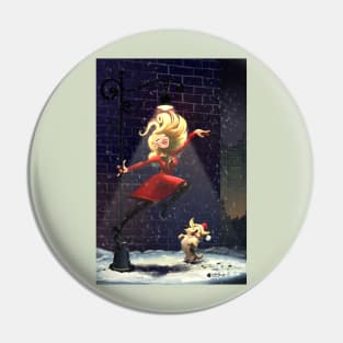 Snow Dance Pin