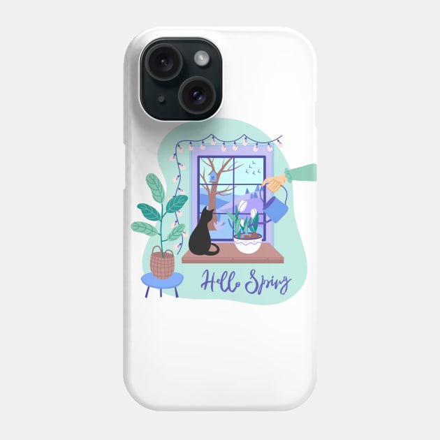 Hello Spring Phone Case by DanielK