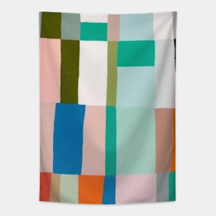 Abstract Geometry Cute Colorful Tapestry