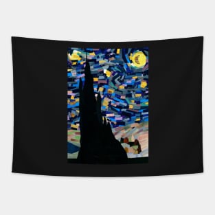 Starry Night Rendition Tapestry