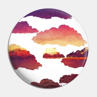 Sailors Delight Cool Sunset Abstract Design, Gift for special day, holiday, christmas Pin