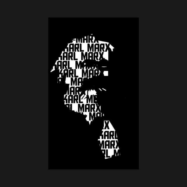 Karl Marx BnW by WPAP46