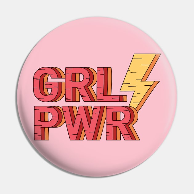 Girl Power Pin by Utopia Shop