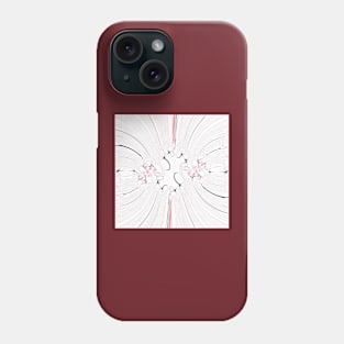 Floral lines Phone Case