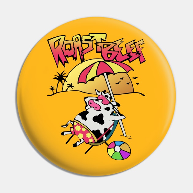 Roast Beef - Dustin Shirt Pin by Polomaker